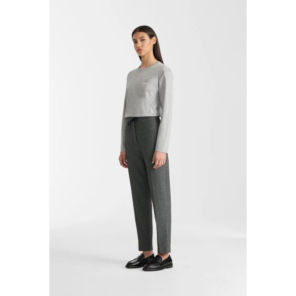 bao organic cotton t-shirt light grey mix