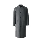 Mackage Beckett Handmade Wool Overcoat in Carbon Mix