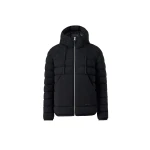 Mackage Bergen Quilted Down Hooded Jacket in Black