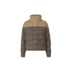 mackage brigit-gc glencheck down jacket