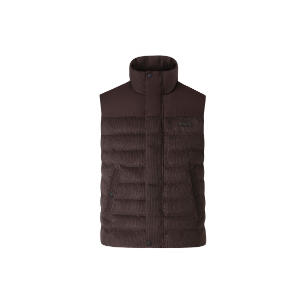 Mackage Brody-CDY Down Quilted Vest in Coffee