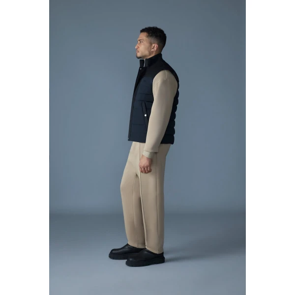 Mackage Brody Down-Filled Quilted Vest in Black