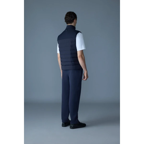 Mackage Brody Down-Filled Quilted Vest in Navy