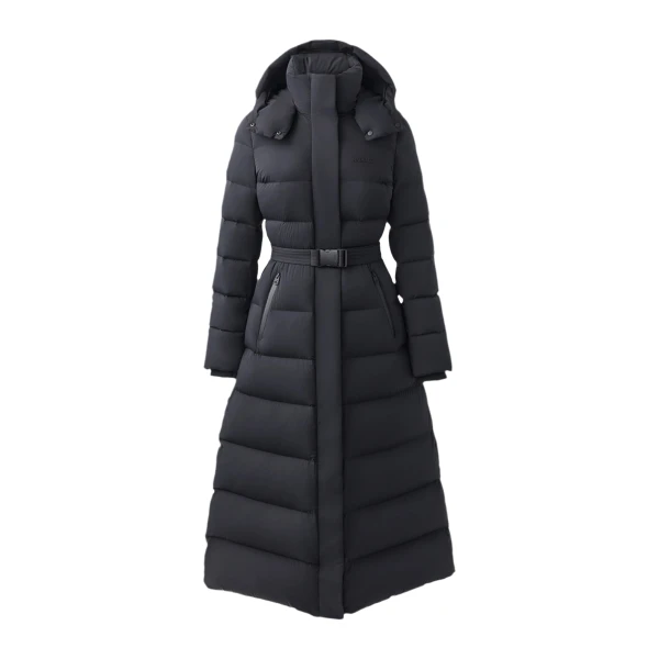 mackage calina-city stretch down maxi coat