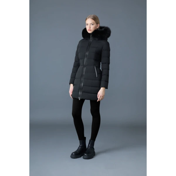 Mackage Calla-BX Agile-360 Stretch Light Down Coat in Black