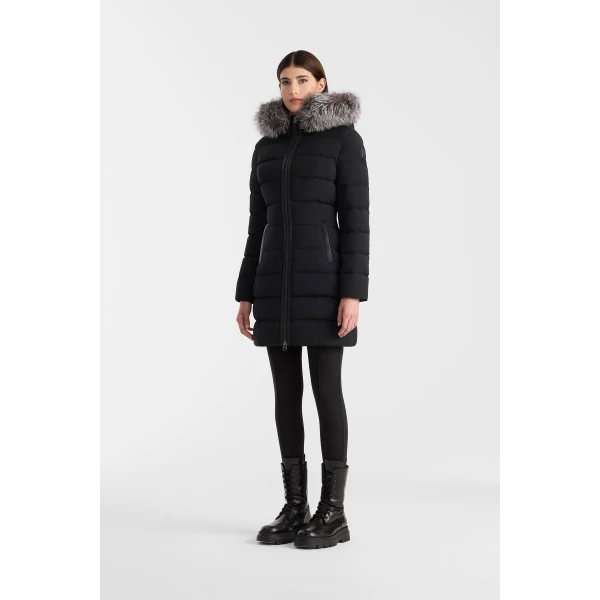 calla-xz down coat black-silver