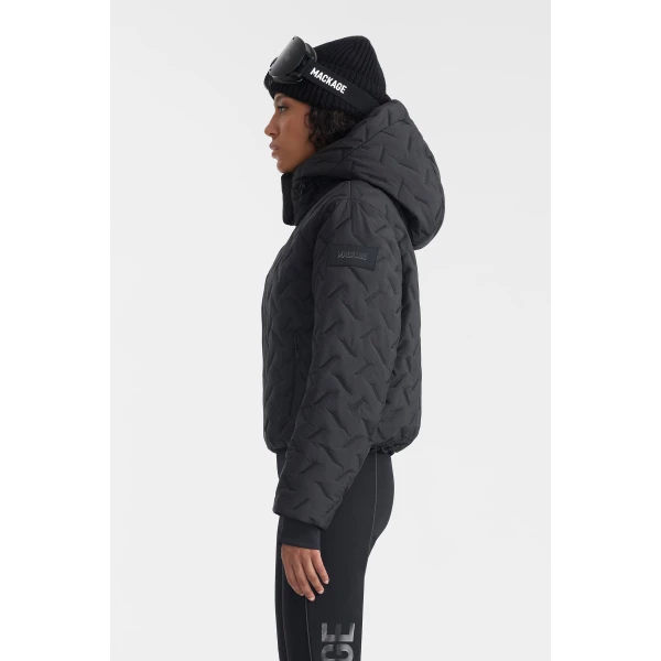 Mackage Cataline-WMK Ski Jacket in Black, view 5 | Ski jacket | Coveti