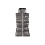 Mackage Chaya-GLO High-Gloss Shell Down Vest in Carbon