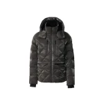 Mackage Cillian-GLO High-Gloss Down Ski Jacket in Carbon