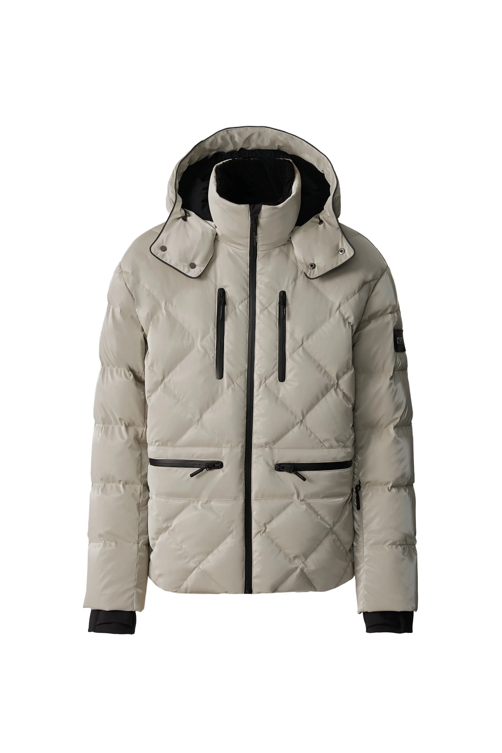 Mackage Cillian-GLO High-Gloss Down Ski Jacket in Taupe Mackage Cillian-GLO High-Gloss Down Ski Jacket in Taupe