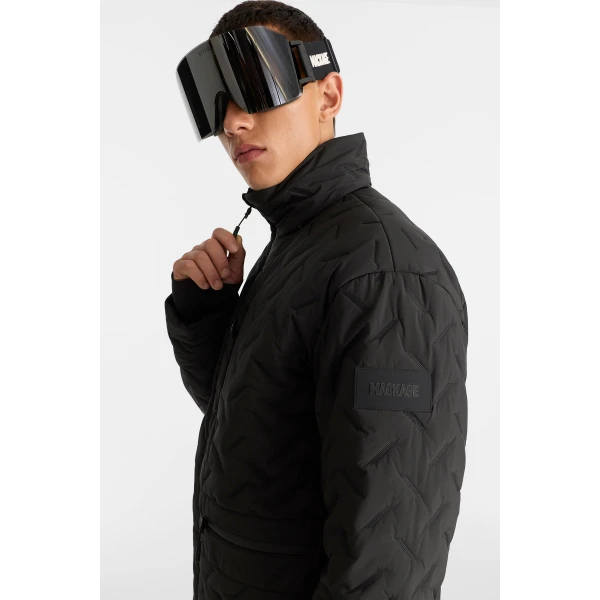 Mackage Cillian-WMK Ski Jacket in Black, view 2 | Men Jackets | Coveti