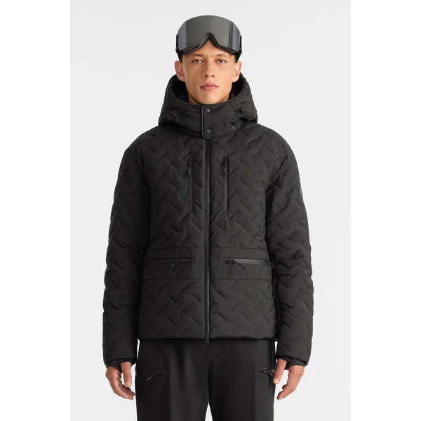 Mackage Cillian-WMK Ski Jacket in Black, view 3 | Men Jackets | Coveti