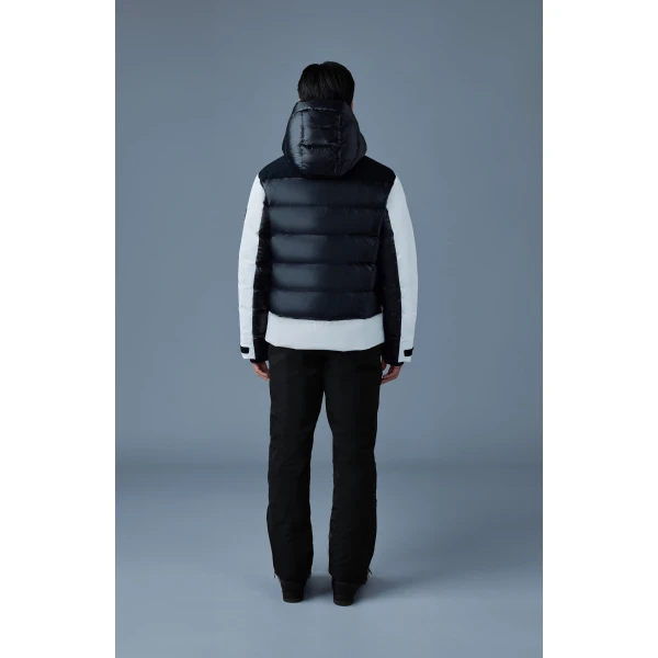 Mackage Cody Down Ski Jacket in Black-White