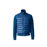 Mackage Collin-R Down Mixed Media Bomber Jacket in Tide Mackage Collin-R Down Mixed Media Bomber Jacket in Tide