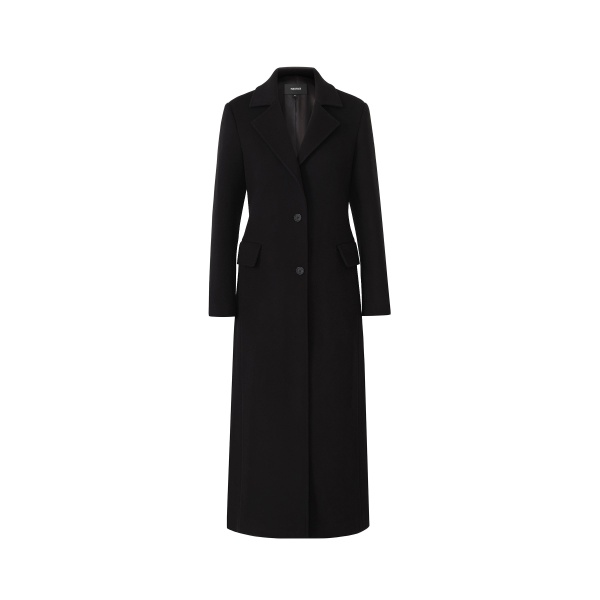 mackage corazon semi-fitted wool coat