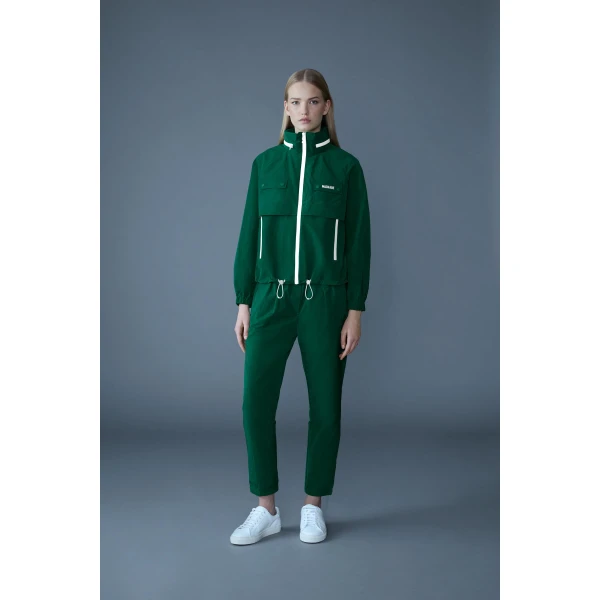 Mackage Devorah Seam-Sealed Rain Jacket in Leaf Green