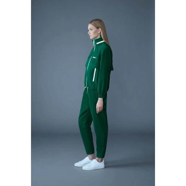 Mackage Devorah Seam-Sealed Rain Jacket in Leaf Green