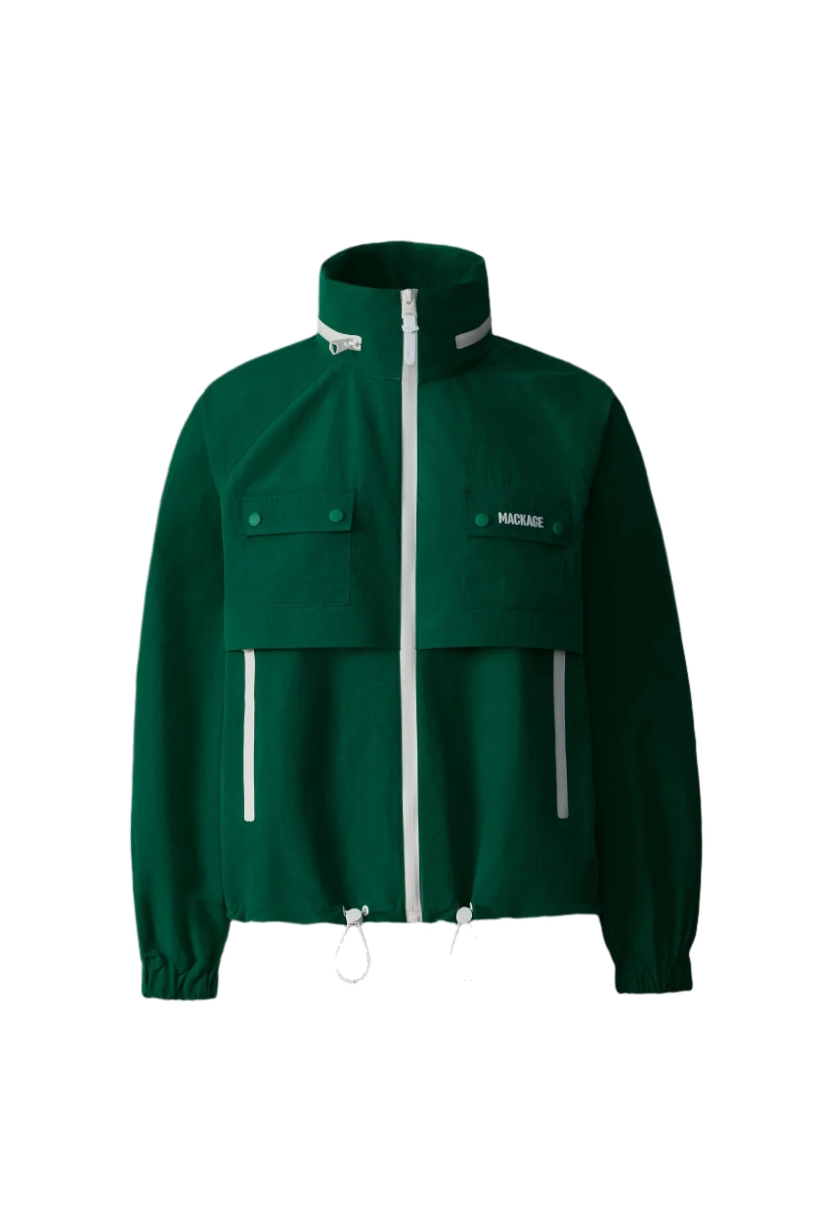 Mackage Devorah Seam-Sealed Rain Jacket in Leaf Green Mackage Devorah Seam-Sealed Rain Jacket in Leaf Green