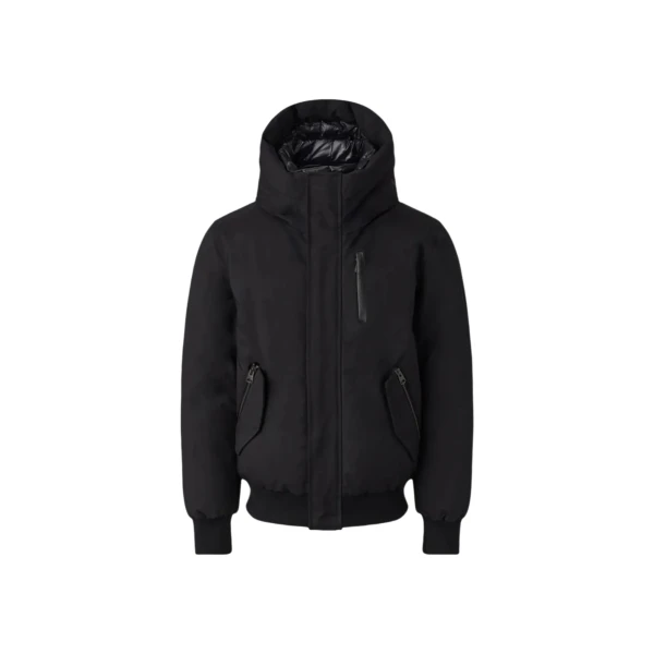 Dixon-NFR 2-In-1 Down Bomber Jacket in Black