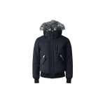 Mackage Dixon-X 2-In-1 Nordic Tech Down Bomber in Black-Silver