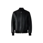 Mackage Easton-SA 2-In-1 Reversible Leather Bomber Jacket in Black-Carbon