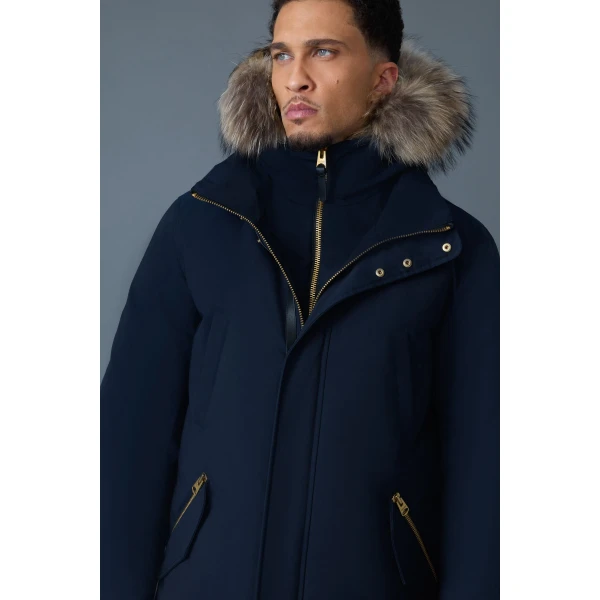 Mackage Edward-F 2-In-1 Down Parka in Navy