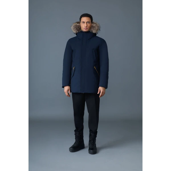 Mackage Edward-F 2-In-1 Down Parka in Navy