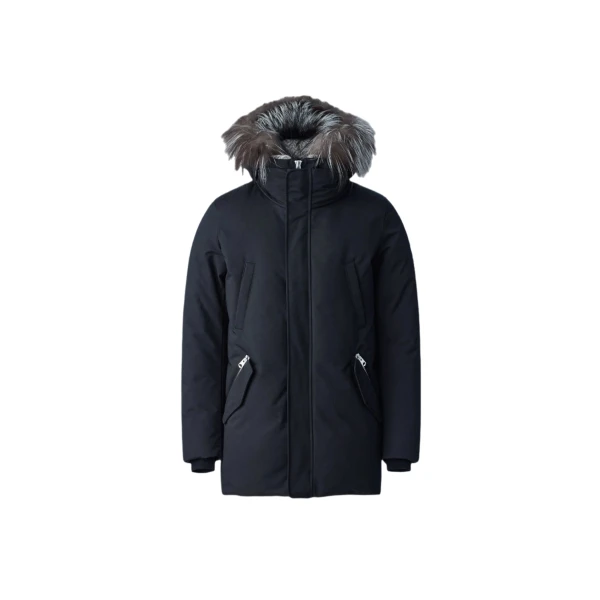 Mackage Edward-X 2-In-1 Down Parka in Black-Silver