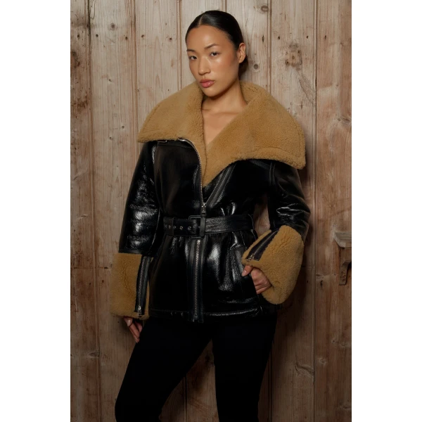mackage shearling jackets