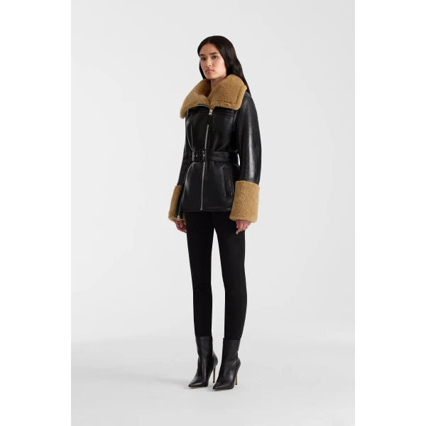 designer shearling jackets
