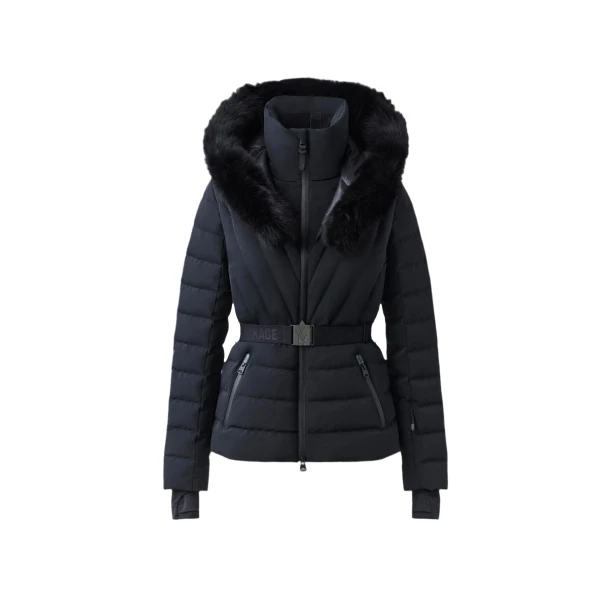 Mackage Elita-ZR Down Ski Jacket in Black