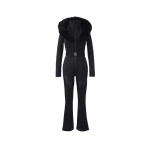 Mackage Elle-ZR Bonded Fleece Ski Suit in Black