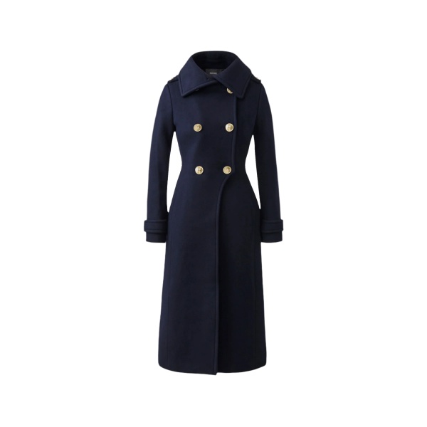 mackage elodie-r double face wool tailored coat
