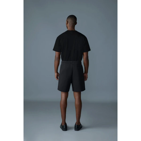 Mackage Elwood-R Double-Face Jersey Shorts in Black