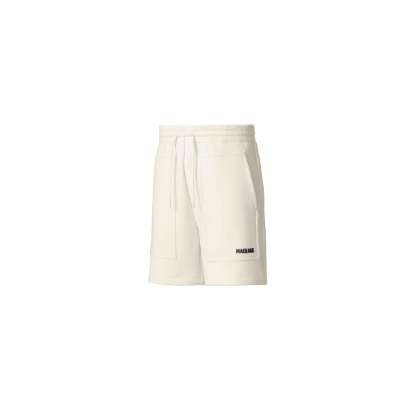 Elwood-R Double-Face Jersey Shorts in Cream-Navy