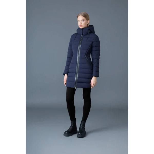 Mackage Farren Agile-360 Down Coat in Navy