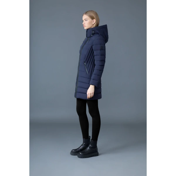 Mackage Farren Agile-360 Down Coat in Navy