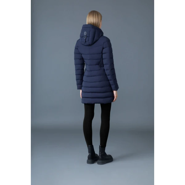 Mackage Farren Agile-360 Down Coat in Navy