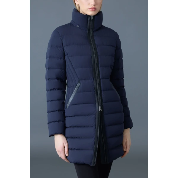 Mackage Farren Agile-360 Down Coat in Navy
