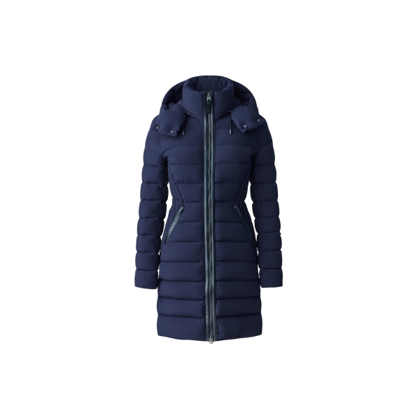 Mackage Farren Agile-360 Down Coat in Navy