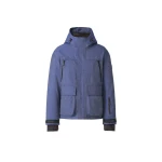 Mackage Frost-DNM Denim Down Ski Jacket in Medium Denim | Men Jackets | Coveti