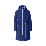 Mackage Gage Long Seam Sealed Ripstop Raincoat in Mineral Blue