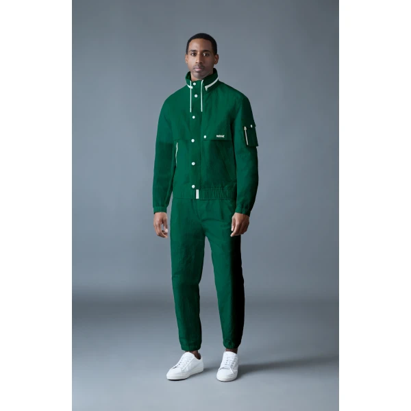 Mackage Garrett Seam-Sealed Ristop Rain Jacket in Leaf Green