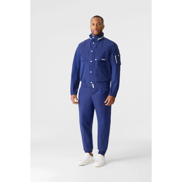 Mackage Garrett Seam-Sealed Ristop Rain Jacket in Mineral Blue