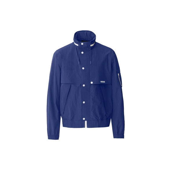 Mackage Garrett Seam-Sealed Ristop Rain Jacket in Mineral Blue