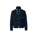 Mackage Garrett Seam-Sealed Ristop Rain Jacket in Navy-White