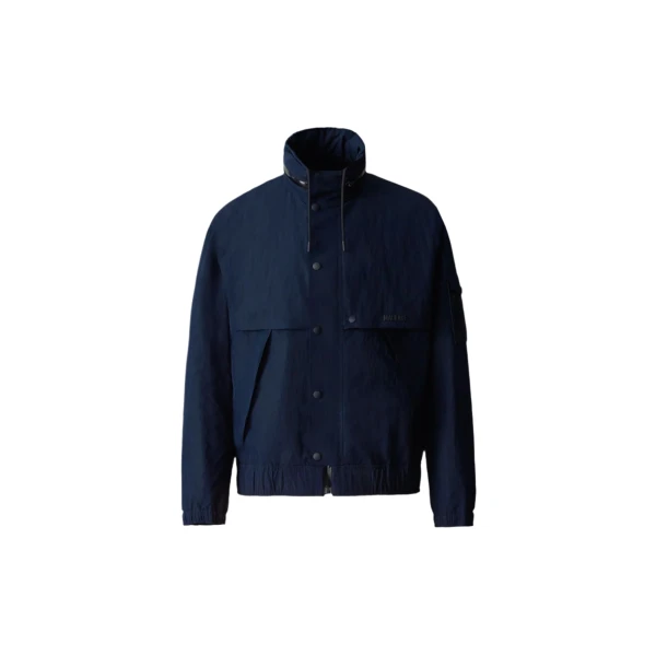 Mackage Garrett Seam-Sealed Ristop Rain Jacket in Navy
