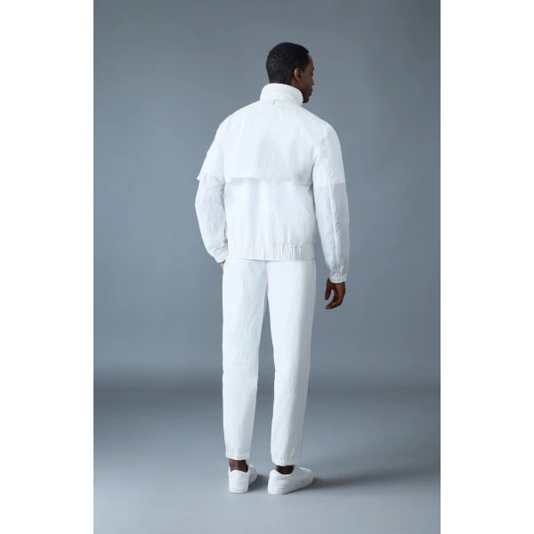 Mackage Garrett Seam-Sealed Ristop Rain Jacket in White