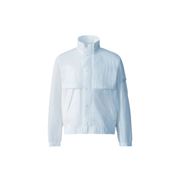 Mackage Garrett Seam-Sealed Ristop Rain Jacket in White