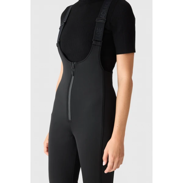 Mackage Gia-R Agile-360 Fitted Ski Suspenders in Black